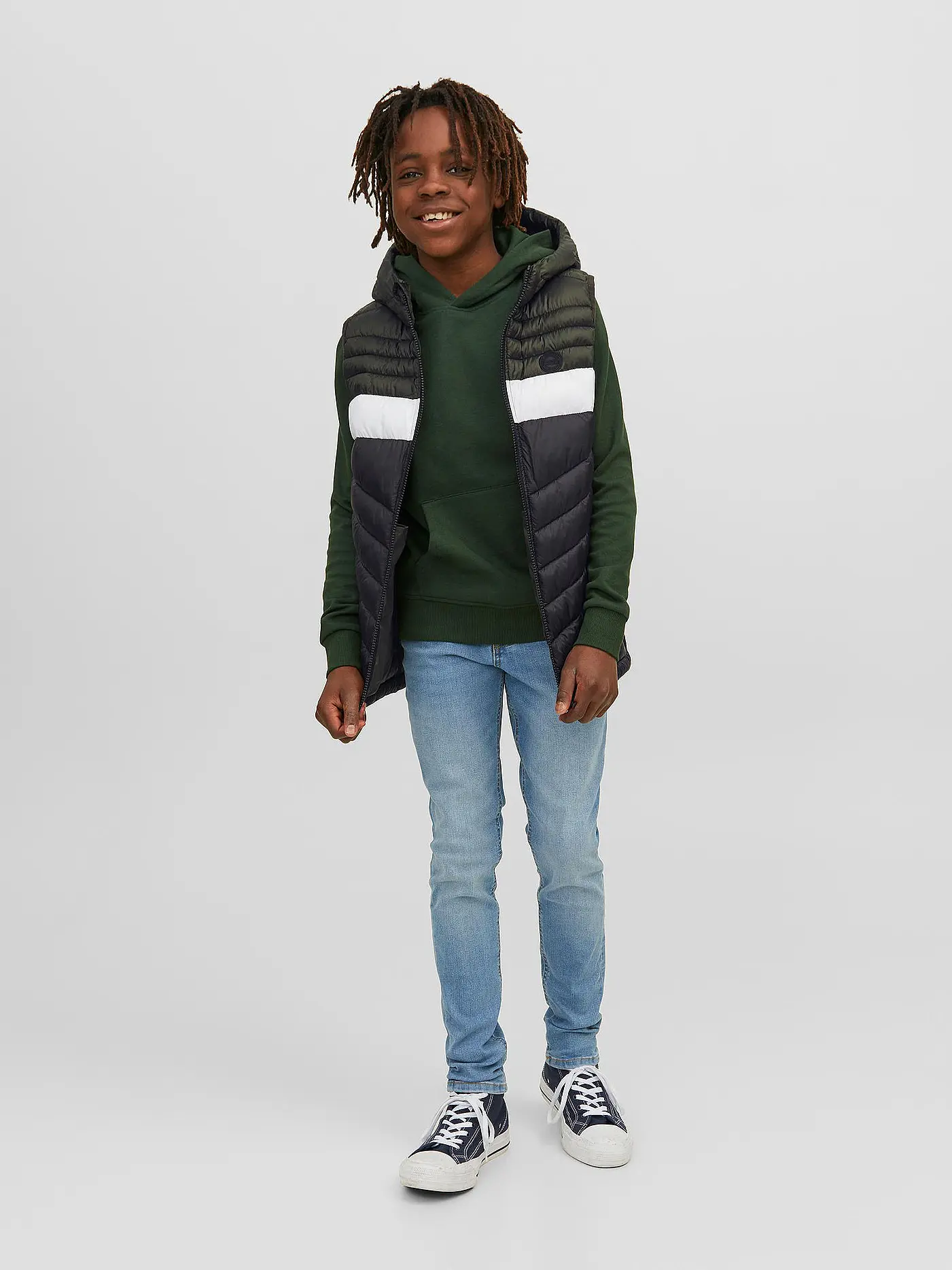 JACK & JONES | Steppgilet JJEHERO | olive